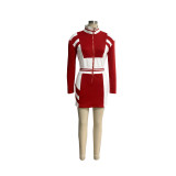 SC Color Block Long Sleeve Zipper Mini Dress SFY-2793