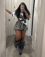 SC Printed Ultra Short Puffy Skirt LSD-2319