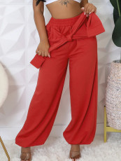 SC Solid Color Loose Casual Pants YH-5343