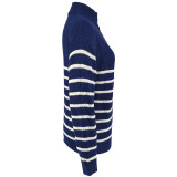 SC Long Sleeve Zipper Pullover Sweater GDAM-1022