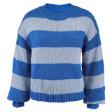 SC Long Sleeve Color Block Sweater GDAM-7193