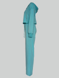 SC Solid Color Long Sleeve Hoodies Pans Suit MIL-114