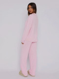 SC Solid Color Loose Loungewear 2 Piece Set MIL-112