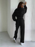 SC Hooded Zipper Sport Velour Jacket Pants Set MIL-116