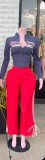 SC Pre Order: About 7 work days shipping Letter Print Contrast Color Jackets YUEM-800802