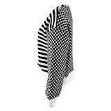 SC Plaid Patchwork Stripe Knits Coats GDAM-1027