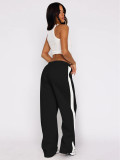SC Patchwork Casual Padded Sport Pants MIL-134