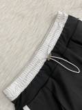 SC Causal Patchwork Slim Straight Pants LSD-2330