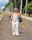 SC Kids Girl Wrap Chest Wide Leg Jumpsuit GYAY-8116
