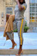 SC Fashion Print Short Sleeve Pants 2 Piece Set LSL-8031
