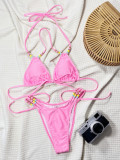 SC Solid Color Bikinis Two Piece Swimsuit CSYZ-G127K