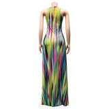 SC Mesh See Through Dress Swimsuit Three Piece Set GOSD-1328