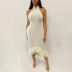 SC Sexy Halterneck Backless Knits Midi Dress XEF-W24D61297