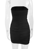 SC Sexy Solid Color Tube Tops Dress YMYF-857