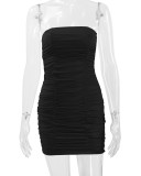 SC Sexy Solid Color Tube Tops Dress YMYF-857