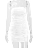 SC Sexy Solid Color Tube Tops Dress YMYF-857