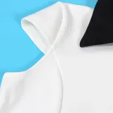 SC Solid Color Short Sleeve Mini Dress GTYZ-7419