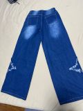 SC Tassel Raw-edge Loose Jeans WXHY-XHY335