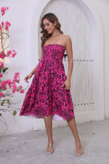 SC Print Big Swing Half Body Skirt XCFF-910