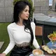 SC Solid Color Diamond Tassel Crop Tops GFRT-6894TL