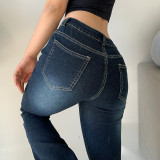 SC Fashion Washed Micro Flare Jean GMWF-59863