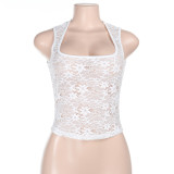 SC Sexy Backless Lace Tank Tops FL-JY24684PFO