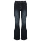 SC Fashion Washed Micro Flare Jean GMWF-59863