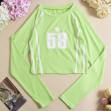 SC Tight Printed Long Sleeve T-Shirt GNZD-51538THD