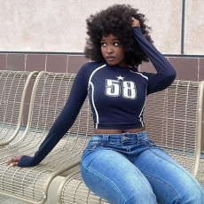 SC Tight Printed Long Sleeve T-Shirt GNZD-51538THD