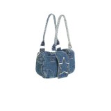 SC Metallic Pentagram Shoulder Cowboy Tote Bag GMWF-69568