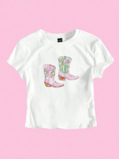 SC Short Sleeve Print Short T Shirt GYIQ-ZW111354B