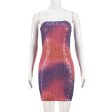 SC Hollow Out Backless Sequin Mini Dress GNZD-51339DHD