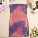SC Hollow Out Backless Sequin Mini Dress GNZD-51339DHD