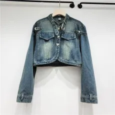 SC Fashion Denim Irregular Long Sleeve Jackets GMWF-99686