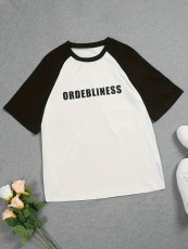 SC Color Block Short Sleeve T Shirt GYIQ-QDDZ070