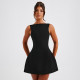 SC Sleeveless Solid Color Mini Dress GPBY-17167