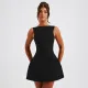 SC Sleeveless Solid Color Mini Dress GPBY-17167