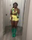 SC Sexy Print Ruffles Sleeveless Two Piece Short Set MEM-88632