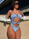 SC Sexy Halterneck Backless One Piece Swimsuit CSYZ-TM17RY