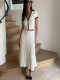SC Plus Size Short Sleeve Zipper Two PIece Skirts Set GLYK-LX002