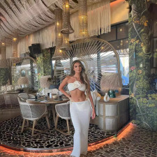 SC Sleeveless Knit Split High-Waisted Half-Body Skirt Three-Piece Set GLYK-LX013