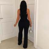SC Sport Sleeveless Halterneck Jumpsuit OSM-4471