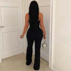 SC Sport Sleeveless Halterneck Jumpsuit OSM-4471
