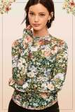 SC Mesh Print Long Sleeve T Shirt QYXZ-9180