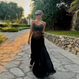 SC Sexy See Through Sling Dress Two Piece Set XEF-K24S60355