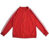 SC Fashion Solid Color Jackets Two Piece Skirts Set BY-7252