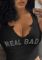 SC Letter Print Hot Drill Tank Tops GYZY-8999