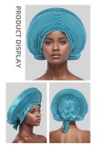 SC Solid Color Bright Silk Stacked Wrap Hat PJDM-A206
