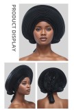 SC Solid Color Bright Silk Stacked Wrap Hat PJDM-A206