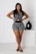 SC Knit Sweater Two Way Zipper Short Set NYF-8190
